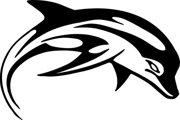 dolphin flaming animal decal - North 49 Decals