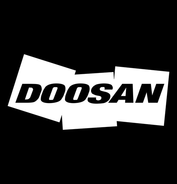 Doosan decal, car decal sticker