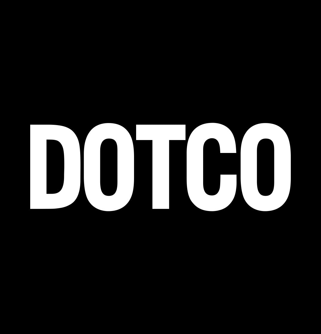 dotco tools decal, car decal sticker