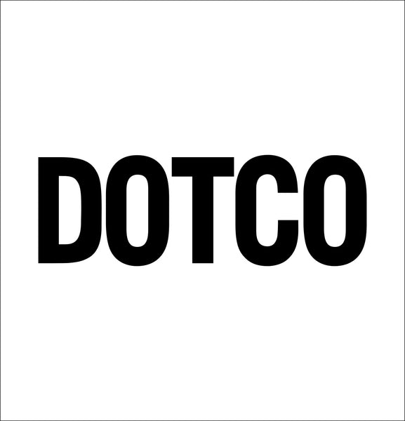 dotco tools decal, car decal sticker