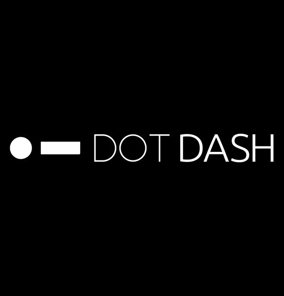 Dot Dash decal, car decal sticker