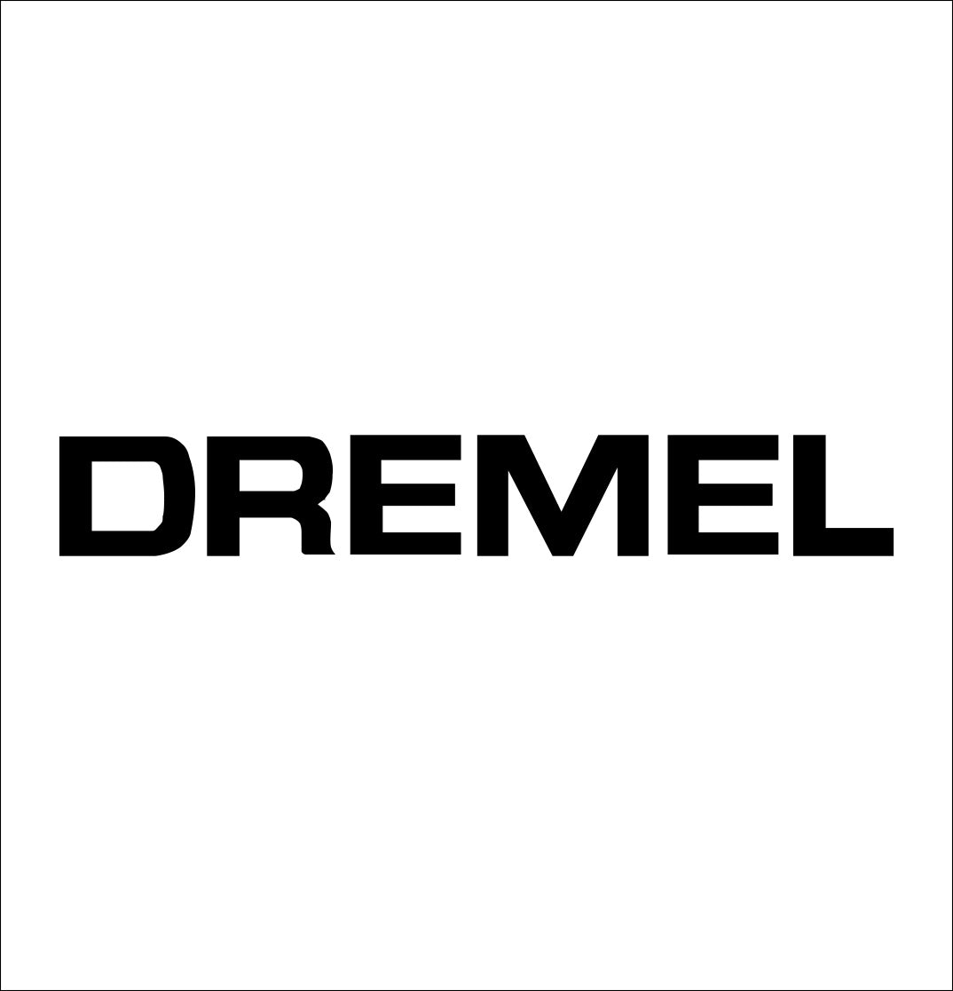 dremel decal, car decal sticker