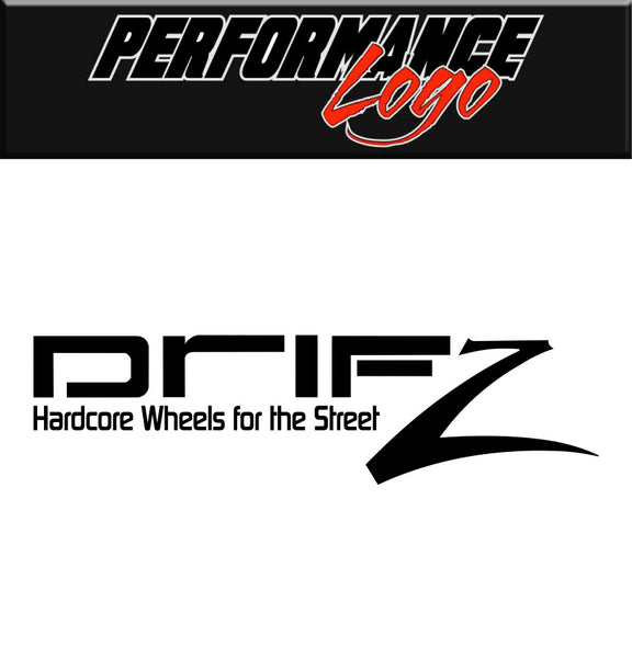 Drifz Wheels decal, performance car decal sticker