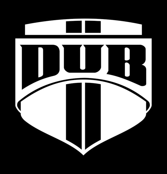 Dub Wheels decal, performance car decal sticker