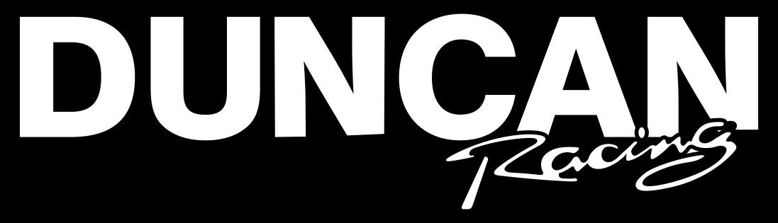 duncan racing car decal window sticker