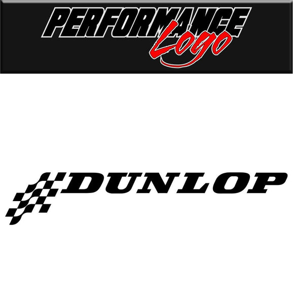 Dunlop decal performance decal sticker