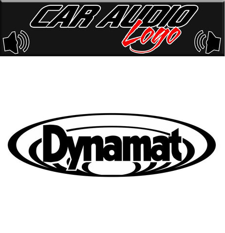 Dynamat decal, sticker, audio decal