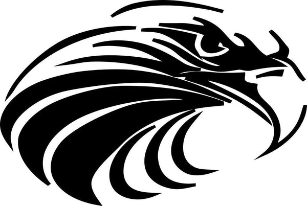 eagle 3 flaming animal decal - North 49 Decals