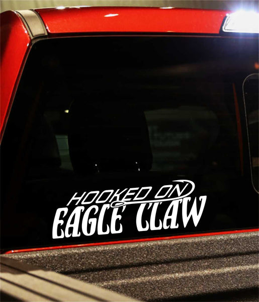 eagle claw decal, car decal, fishing sticker