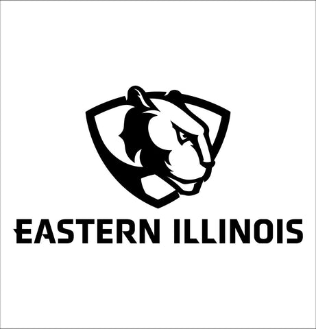 Eastern Illinois Panthers decal, car decal sticker, college football