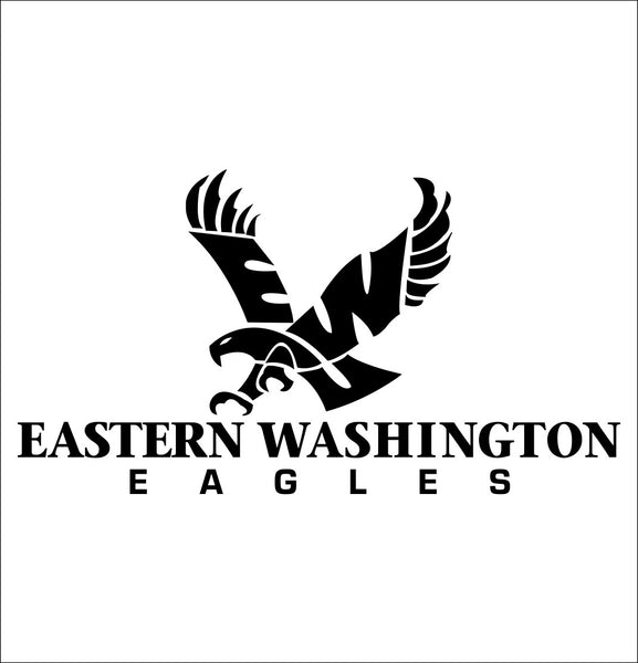Eastern Washington Eagles decal, car decal sticker, college football