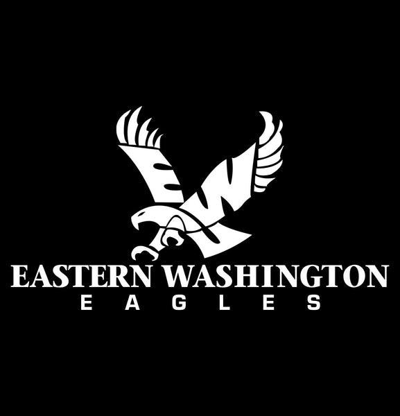 Eastern Washington Eagles decal, car decal sticker, college football