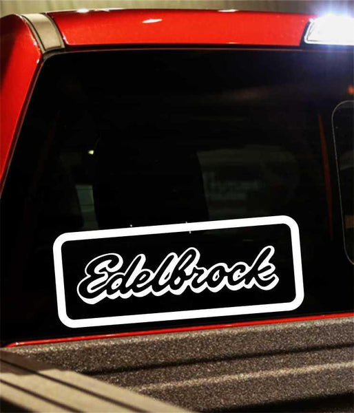 edelbrock performance logo decal - North 49 Decals