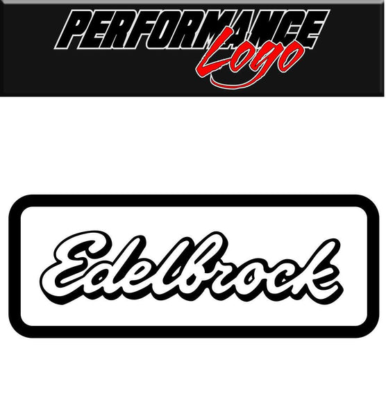 Edelbrock decal performance decal sticker