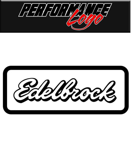 Edelbrock decal performance decal sticker
