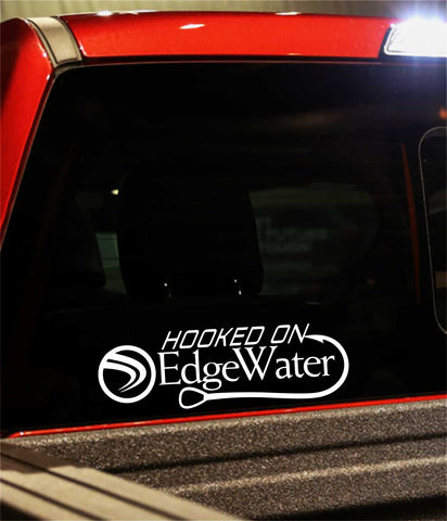 edgewater boats decal, car decal, fishing sticker