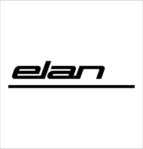 Elan Skis decal, ski snowboard decal, car decal sticker
