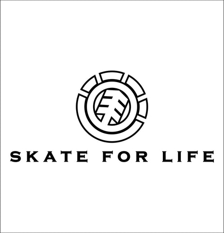 Element Skateboards decal, skateboarding decal, car decal sticker