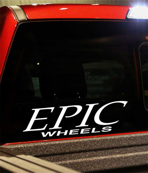 epic wheels performance logo decal - North 49 Decals