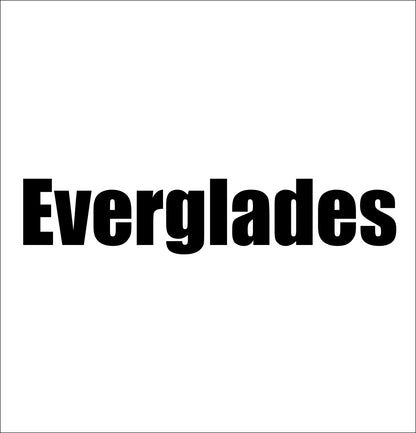 everglades boats decal, sticker, hunting fishing decal, car sticker