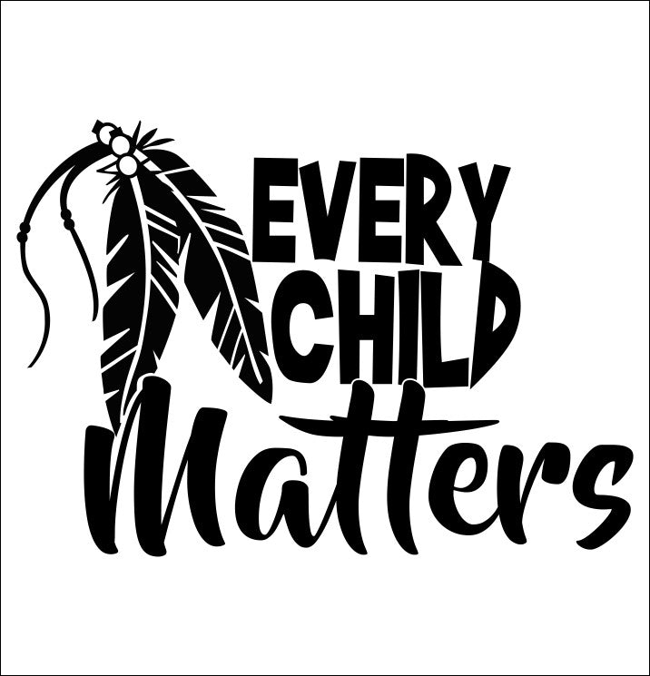 Every Child Matters B decal
