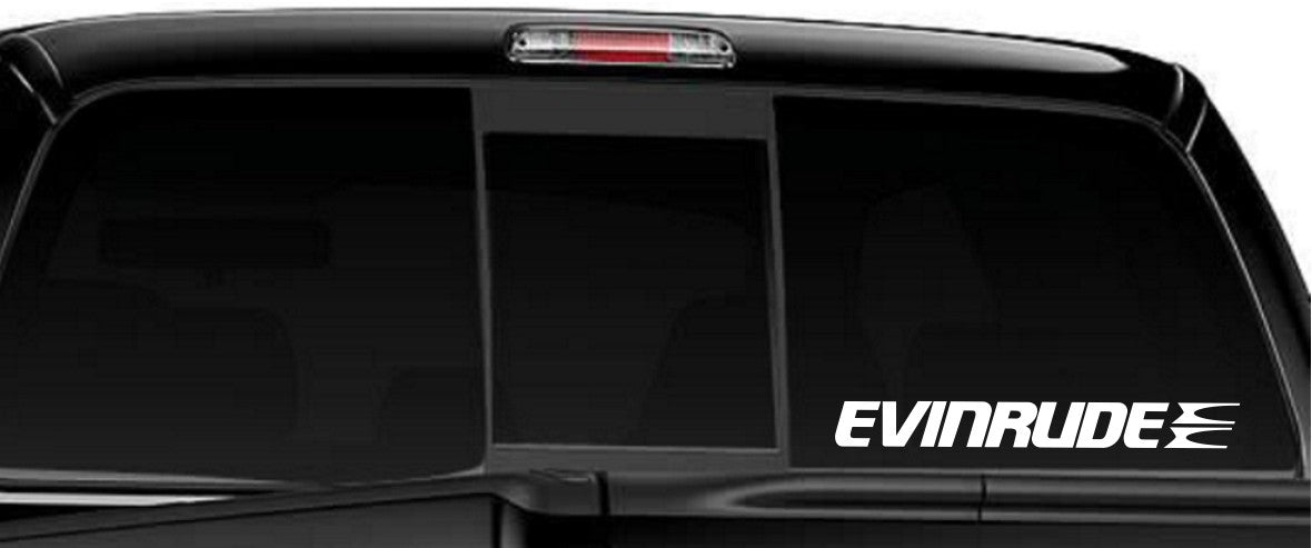 Evinrude decal, sticker, car decal