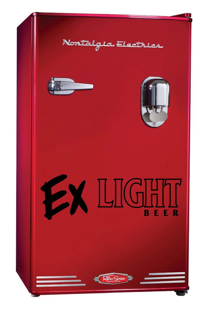 Ex Light decal, beer decal, car decal sticker
