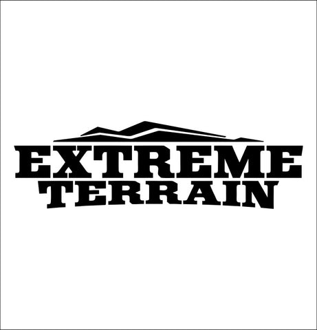 Extreme Terrain decal, car decal sticker