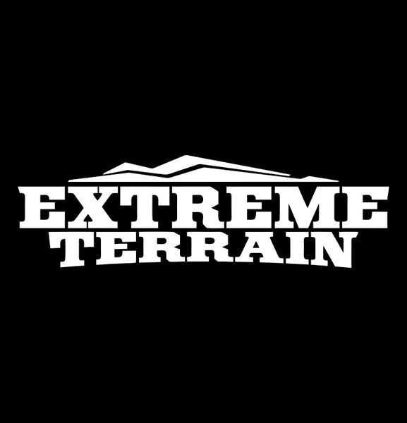 Extreme Terrain decal, car decal sticker