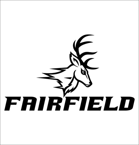 Fairfield Stags decal, car decal sticker, college football