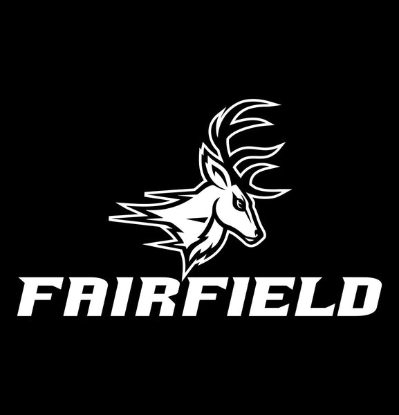Fairfield Stags decal, car decal sticker, college football