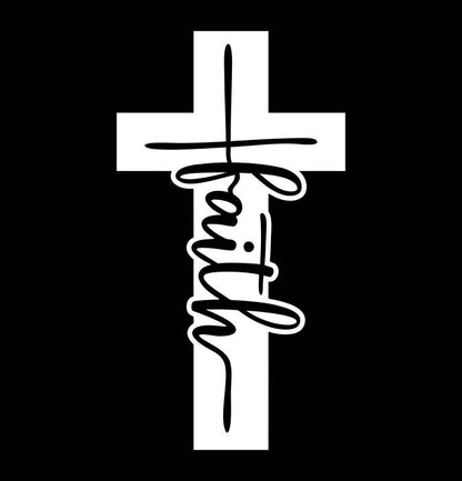 Faith Color Cross Faith Cross decal – North 49 Decals