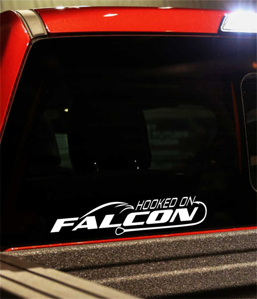 falcon rods decal, car decal, fishing sticker