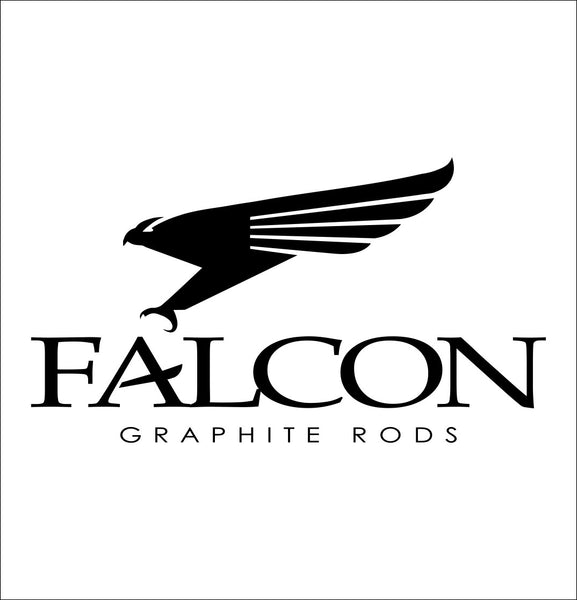 Falcon Rods decal, sticker, hunting fishing decal