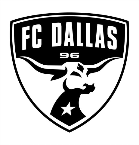 FC Dallas decal, car decal sticker