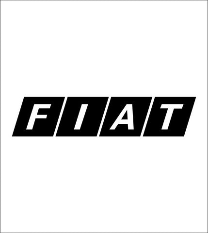 Fiat decal, sticker, car decal