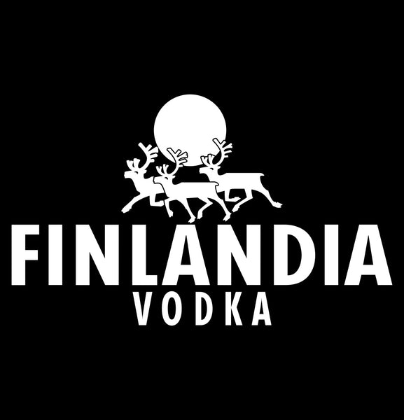 Finlandia decal, vodka decal, car decal, sticker