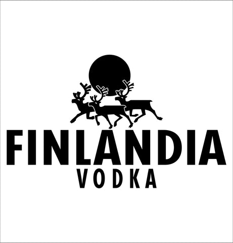 Finlandia decal, vodka decal, car decal, sticker