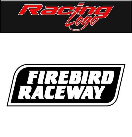 Firebird Raceway decal, racing decal sticker