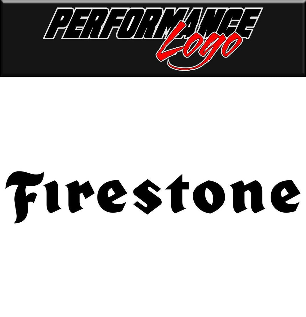 Firestone decal performance decal sticker