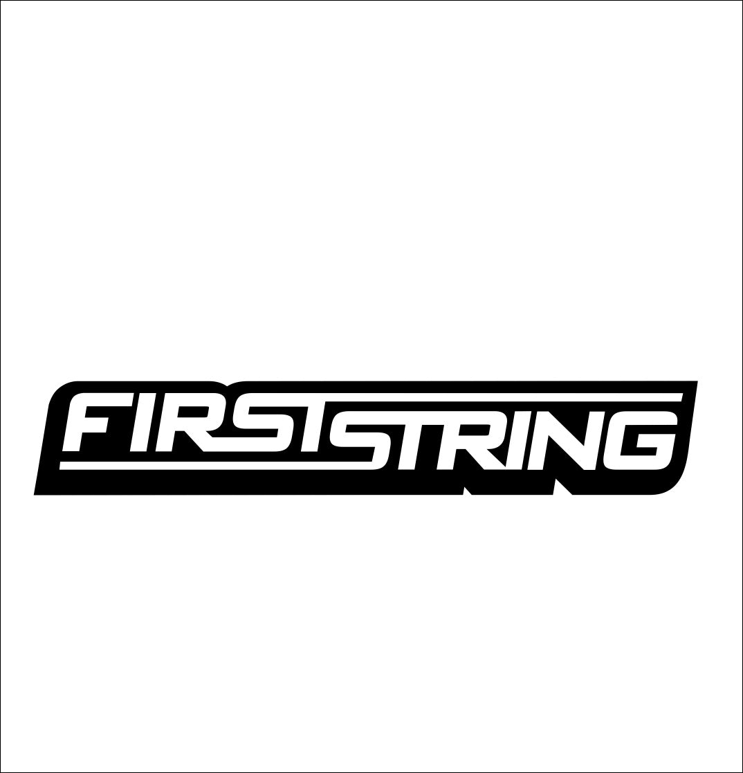 firststring bowstrings decal, car decal sticker