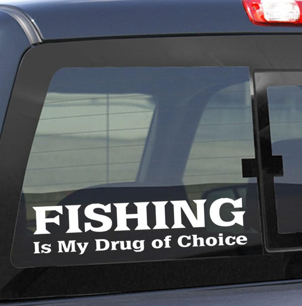  fishing decals, car decal sticker