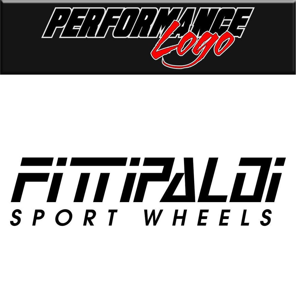 Fittipaldi Wheels decal performance decal sticker