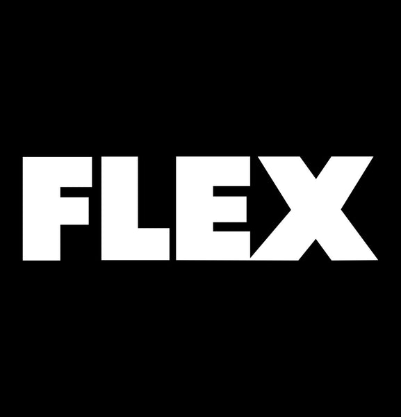 flex tools decal, car decal sticker