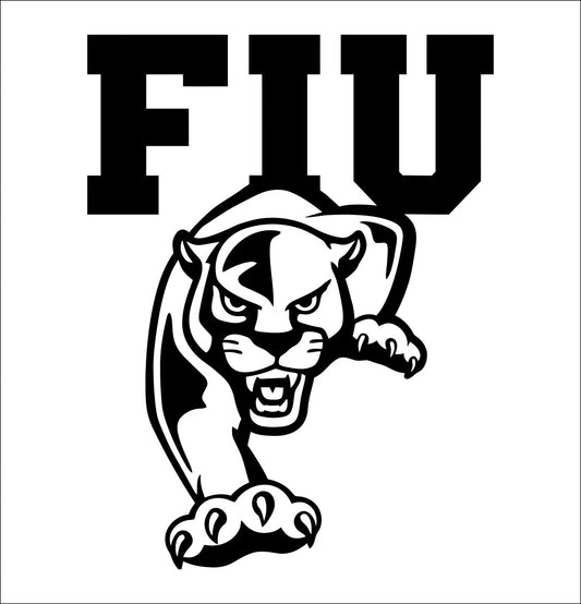 Florida International Panthers decal, car decal sticker, college football