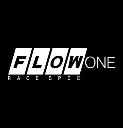 Flow One Wheels decal, performance car decal sticker