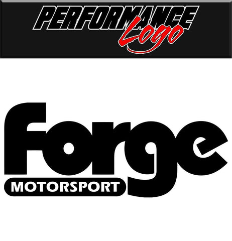 Forge Motorsports decal performance decal sticker