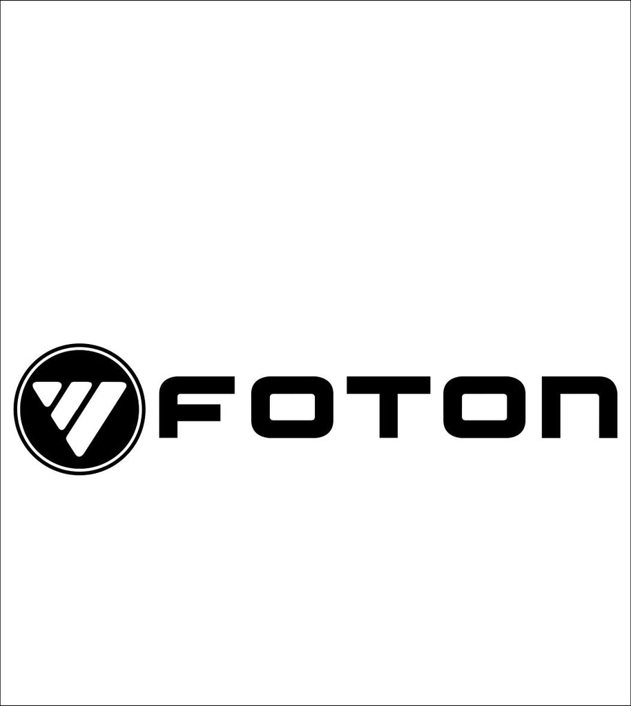 Foton Motors decal, sticker, car decal