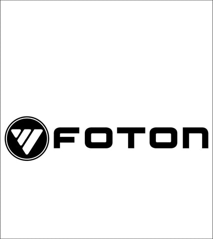 Foton Motors decal, sticker, car decal