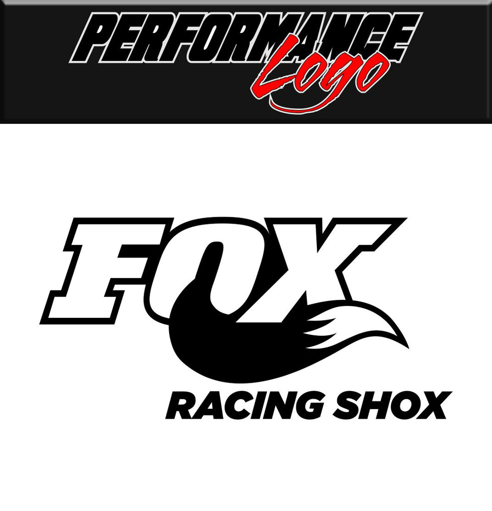 Fox Racing Shox decal performance decal sticker